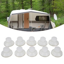 Plaquettes de fixation ventouse PVC r??utilisables pour caravane camping-car auv