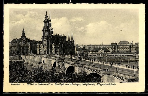 Carte postale dresde vue de - dresde,,