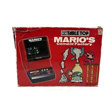 Mario's Cement Factory Nintendo Game & Watch Table Top CM-72 Boxed RARE