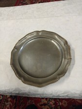 Assiette étain ancienne