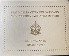 BLISTER 2 EURO VATICAN 2013