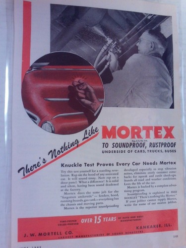 1949 mortex rustproof - mortex,