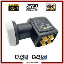 LNB Quattro pour Multiswitch 0,1 dB Full HD 3D Ultra HD 4K