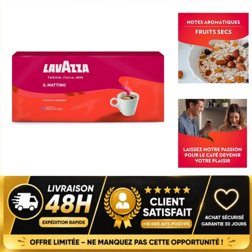 Lavazza mattino café moulu - mattino,