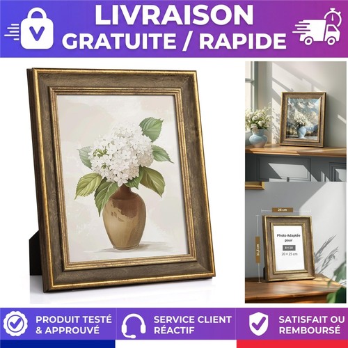 Cadre photo vintage doré - , et