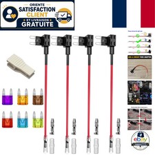 Pack de 4 Porte-Fusibles 20A