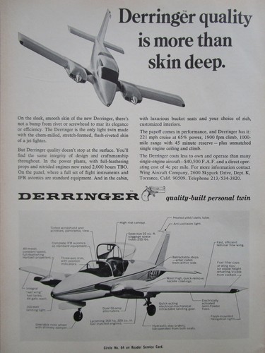 1969 pub derringer light - pub,