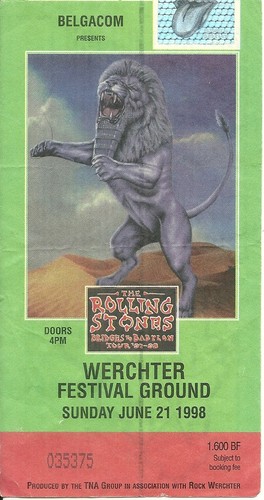 Rare ticket concert the - ticket,