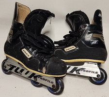 Bauer Supreme 1000 Vtg Inline Roller Hockey Skates TUUK Comp. Rollerblades Unkno