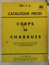 Catalogue pièces IH Corps de