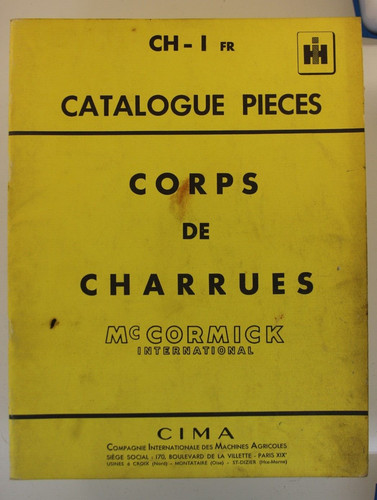 Catalogue pièces corps de - pièces,
