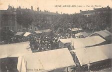 CPA 38 SAINT MARCELLIN PARC DU MARCHE (not common shot)