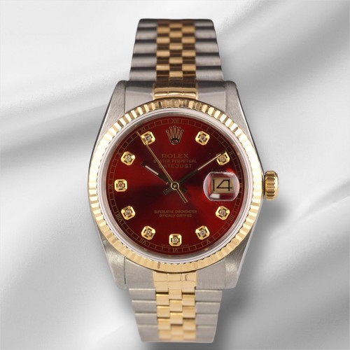 Rolex datejust 36mm 18k - rolex,
