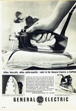 1963 Advertising 018 General Electric Steam Iron Advertising
