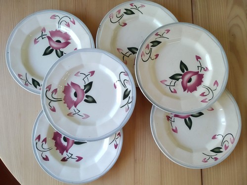 Lot assiettes à dessert - 6,