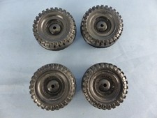 Lot of 4 Antique Wheels for Antique Toys CIJ JOUSTRA JRD JEP Dia: 4.3cm