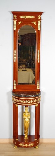 Console miroir style empire - console, et