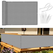 Brise Vue Balcon Gris