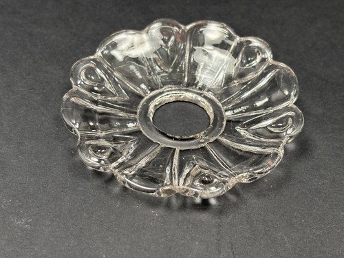 Ancienne bobèche verre - ancienne, en