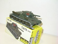 SOLIDO, Russian tank T34 / 76 military USSR T 34 BT
