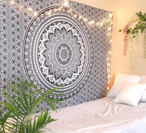 Couvre lit hippie - couvre-lit, indien