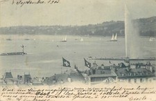 GENÈVE, Jet d'eau et la Rade