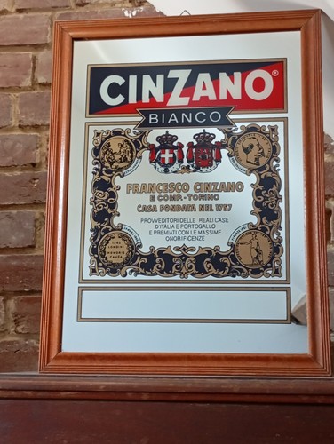 Ancien miroir publicitaire - , de