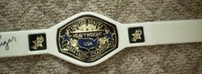 Lex Luger Signed WCW U.S. Heavyweight Belt “Total Package HOF 2025” Super Rare