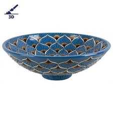 Lavabo mexicain à relief