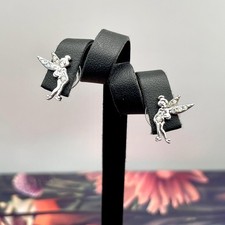 Boucles d'oreilles Swarovski Fée Clochette