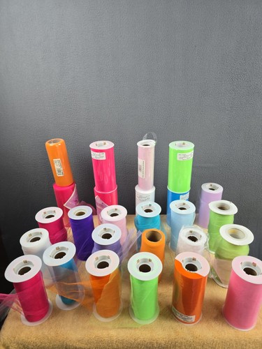 Spools tulle varied - of,