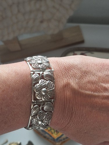 Bracelet ancien filigrane - bracelet, en