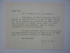 HERGE / TINTIN /  FLYER