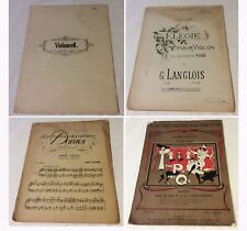 Lot de Partitions de Musique - ANCIEN - VINTAGE