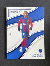Victor Roque 2023-24 Panini Immaculate Collection RC Blue /25 #55
