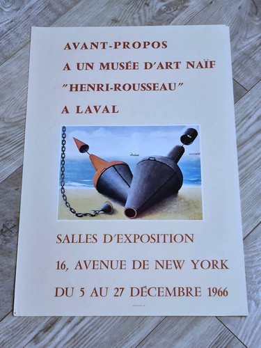 Affiche originale musee art - affiche, d'art