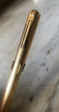 RARE VINTAGE STYLO PORTE-MINES JIF 4 COULEURS - VERSION PL. OR FINITION STRIEE