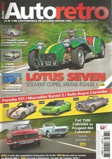 AUTO RETRO N°378 LOTUS SEVEN / 911 / MARCADIER BARZOI 2 / CORNICHE / MUSTANG
