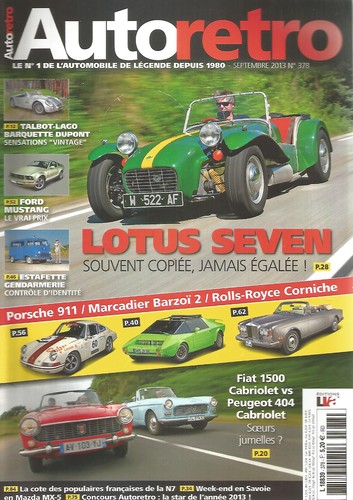 Auto retro 378 lotus - n°378,