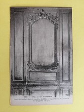 Old postcard France Old PARIS 76 rue de la VERRERIE detail of LAMBRIS Church St Merry