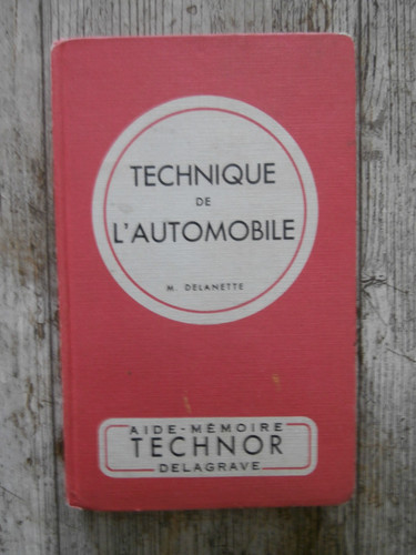Livre ancien sur automobile - livre, l'automobile