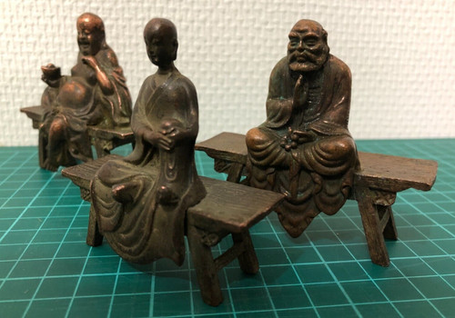 Lot statues artisanales - 3,