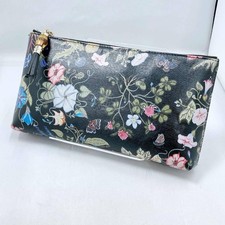 Pochette cuir GUCCI noir étui