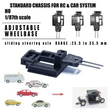 1/87 CAR SHORT STANDARD CONVERSION CHASSIS for" Faller" CAR SYSTEM MOTION RC HO