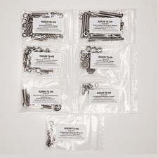 SUZUKI TS 400 APACHE 1972-1977 Kit n°1 vis CRUCIFORME inox moteur TS400