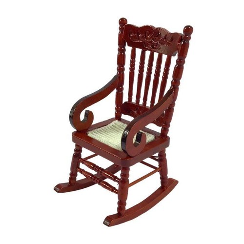 Chaise berçante acajou - chaise, en