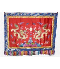 Tenture murale Dragons en soie