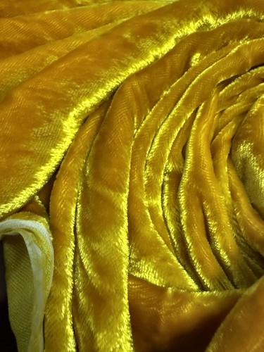 Tissu velours soie m - tissu,