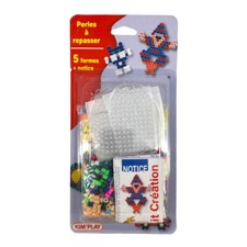 Kit de perles à repasser - 5 plaques différentes formes - Inclus notice utilisat