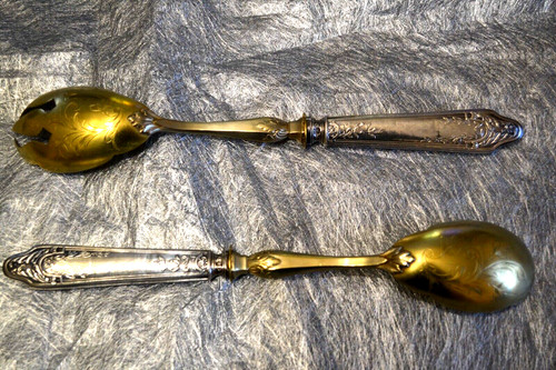 Couverts salade argent art - couverts,